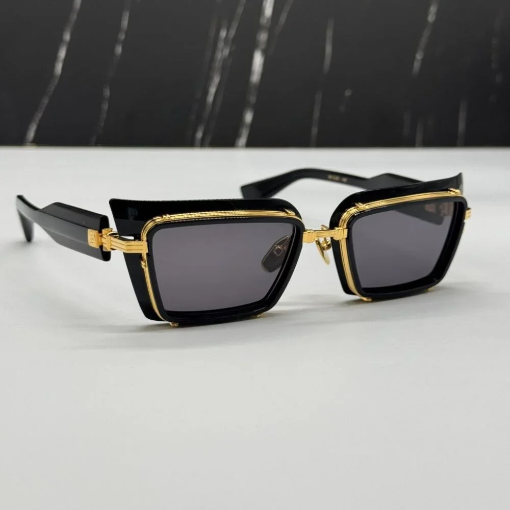 NEW BALMAIN ADMIRABLE UNISEX SUNGLASSES BALMAIN  BPS-130A BLACK - Picture 5 of 14